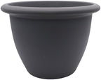 The HC Companies Sevilla Flower Planters - Durable Outdoor & Indoor Planter - Round Lightweight Self Watering Plant Pots for Herbs & More (14" Warm Gray, Pack of 1) by TheHCCompanies