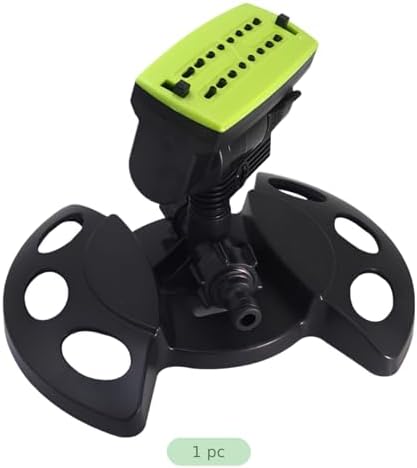 Turret-Shaped Oscillating Sprinkler, 16 Nozzle ABS Engineering Plastic Sprayer for Lawn and Garden, Adjustable Rotating Head for Even Coverage, 9.9 x 7.9 x 4.5 in Water Saving Irrigation - Image 2