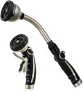 RESTMO Watering Wand Heavy Duty with 10 Spray Patterns, Heavy Duty Metal Water Hose Sprayer with 9 Spray Patterns, High Pressure | On/Off Valve, Ideal for Outdoor Lawn & Garden Watering, Car & Pet Was by Restmo