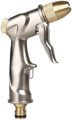 High Pressure metal Garden Water Spray Gardening Sprayer Hose Jet Household Lawn Washing Guns Yard Watering Sprinkle(Watering Gun) by Unknown