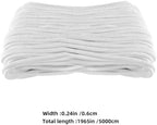 LALAFINA Automatic Cotton Rope for Plants Self Watering Wick Cord for Hydroponic Plant Roots Soft Absorbent Cotton Material for Outdoor and Indoor - Image 2