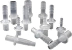 10 Pcs M6 to 2mm PP/PE Hose Connector, Straight Barb Adapter for Irrigation Tubing, Aquarium Air Pump, Water Pipe Joint(M6-4mm,50pieces) - Image 2