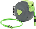 Retractable Water Hose Reel, Wall Mounted 65.6ft Garden by Unknown