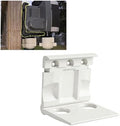 Mounting Bracket Compatible with Orbit B-hyve XD 4-Port Smart Hose Watering Timer (Model 24634 & 24639), Heavy-Duty Wall, Post, or Fence Mount with Zip Ties & Screw, Clip-in Design (White) by Unknown