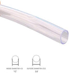 DERNORD PVC Tubing 1/2"ID X 5/8"OD Flexible Clear Vinyl Hose 100 Feet for Food Grade - Image 6
