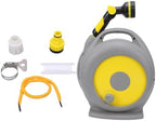 Pssopp Retractable Garden Hose Reel, 10-Pattern Nozzle, 15m EVA - Image 6