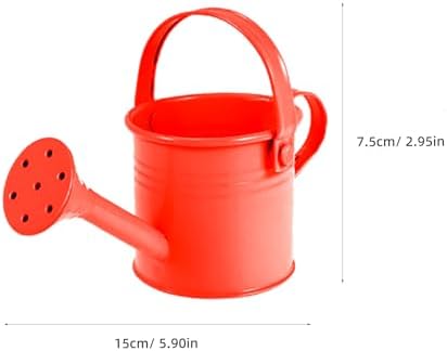 Veemoon Small Kids Watering Can, 6pcs Lightweight Metal Watering Can for Indoor Plants - Portable Water Supplies for Toddler Bonsai Plant Gardening Indoor and Outdoor (6 Colors) - Image 3