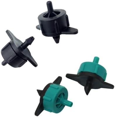 100pcs 8L Adjustable Flow Pressure Compensating Dripper Drip Emitter Shunt Garden Sprayer Garden Irrigation System by Unknown