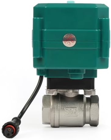 U.S. Solid 1/2" Smart Motorized Ball Valve - NSF Certified 304SS Remote App Mobile-control Electrical Ball Valve with Manual Switch, Plug Connection - Image 6