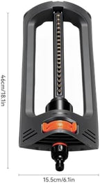 Automatic Oscillating Sprinkler for Garden Lawn, Adjustable 19-Hole Sprayer - Image 6