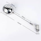 316 Stainless Steel Float Ball Valve 1/2" & 3/4" Port Automatic Water Level Controller with Adjustable Wheel(0.5inch) - Image 2
