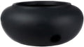 The HC Companies 21 Inch Garden Hose Pot - Durable Lightweight Plastic Decorative Hose Pot for Yard, 100-Foot Capacity Hose Storage, Black by TheHCCompanies