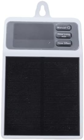 Dpofirs Automatic Watering Timer, Solar Powered Irrigation Controller with Precision Scheduling, for Garden Plants Indoor and Outdoor Use, US Plug 100 240V (US Plug 100-240V) - Image 5