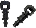 Garden Lawn Sprinkler Irrigation System Refraction Micro-Spraying Agricultural Garden Fruit Tree Sprinkler Irrigation 360 Degree Greenhouse Watering Atomizing Nozzle 100Pc by Lrjskwzc