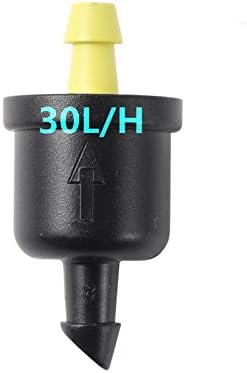 Irrigation Dripper 50 Pcs Automatic Pressure Compensate Regulator Emitter Agriculture Orchard Steady Flow Dripper Garden Watering Supplies (Color : 30L/H) by Unknown