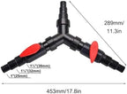 DONGKER 3 Way Hose Connector,Y Distributor Inlet Hose 25/32/38 mm (1"/1.25"/1.5") for Pond Pump Fish Tank Filtration Water Exchange Garden Irrigation - Image 2