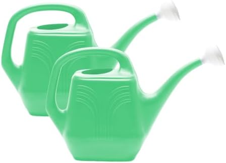 Bloem Classic 2 Gallon Plastic Watering Can, Mint Green, 2-Pack by Bloem
