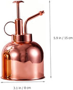 300ml Vintage Stainless Can Watering Pump, Mister Steel Plant - Image 7