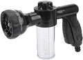 Portable Water Gun Hose Nozzle Car Washer Garden Watering Jet Spray High Pressure Sprinkler Foam Lance Automobiles Cleaning Tool(Black) by Unknown