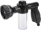 Portable Water Gun Hose Nozzle Car Washer Garden Watering Jet Spray High Pressure Sprinkler Foam Lance Automobiles Cleaning Tool(Black) by Unknown