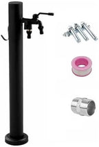 304 Stainless Steel Vertical Garden Water Column Hose Stand with Faucet, Outdoor Antifreeze Faucet Water Dispenser Hydrant for Irrigation and Washing One Color 12 * 60cm/4.7 * 23.6in by Unknown