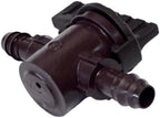 NETAFITM Drip Irrigation Barbed Fittings,3/8" 12MM Black Drip Tubing Coupler Elbow Tee Reducer Adapter for drip line with 0.426" ID (Shut-Off Valve -12mm (3/8") Insert (Ins x Ins), 25 Count) - Image 2
