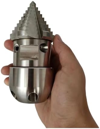 1" Rotating Nozzle High Pressure Rotating Nozzle Sewer Mine Cleaning Water Gun Nozzle Sludge Side 4 Rear 6 Holes Cleaning(1 female 200LPM) - Image 2