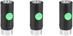 RayMagic 3PCS 1/4" Female Industrial 1/4" Body Air Coupler, Push-Button Safety Coupler, I/M Type, Quick-Disconnect by RayMagic