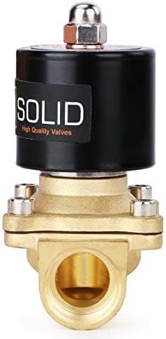 U.S. Solid 3/4" Brass Electric Solenoid Valve 110V AC Normally Closed Non-potable Water, air, Diesel (Pack of 2) - Image 6