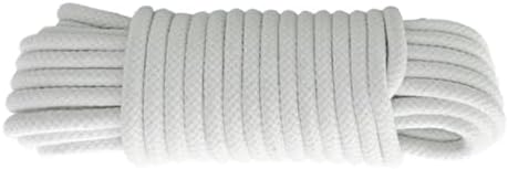 Self Watering Cotton Wick Cord, for Planter Pot DIY Automatic Slow Release Wicking Drip Device Irrigation System(Length 100m(Dia 5mm)) by Unknown