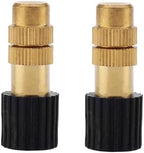Copper Misting Nozzle, Adjustable Brass Atomizing Nozzle 4/7mm Hose Low Pressure Atomizing for Gardening Watering, Balcony Watering, 20pcs Brass Spray Head by Unknown