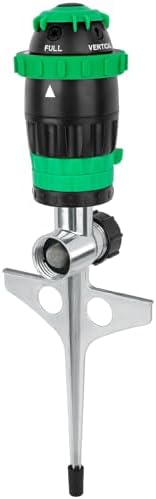 RESTMO Gear Drive Sprinkler with Metal T-Spike Base,Green by Restmo
