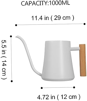 TOYANDONA Stainless Steel Retro Watering Can Self Watering Pot for Garden Mister for Plants Capacity Ergonomic Handle - Image 2