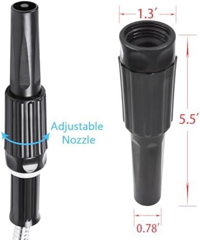 304 Stainless Steel Garden Hose 75FT Upgraded Metal Expandable Hoses - Image 7