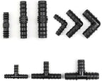 16mm 20mm 25mm PE Pipe Barb Connectors Tee Elbow Straight End Garden Water Drip Irrigation Hose Reducer Splitter Fitting(End Plug,25MM-20 PIECES) - Image 5