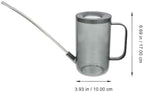 Stainless Steel Long Spout Watering Can 2 Sets for Home Office - Image 2