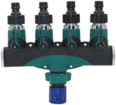 Hose Connector Adapter 1 Set Of Water Kits 3/4 Inch Standard Thread Straight Y 4 Way Connector Garden Irrigation System Accessories (Color : 4 Way Connector) by Unknown