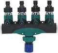Hose Connector Adapter 1 Set Of Water Kits 3/4 Inch Standard Thread Straight Y 4 Way Connector Garden Irrigation System Accessories (Color : 4 Way Connector) by Unknown
