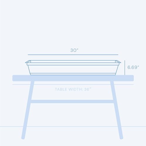 Bloem Dura Cotta 30" Plastic Window Box Planter with Saucer, Basil, 3-Pack - Image 3