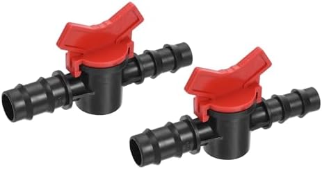 2/3/4Pcs Barbed Ball Valve 1/4" 16mm 19mm 25mm 19mmx16mm Barb Connector Shut Off Switch Plastic for Irrigation Drip Tube(25mm 2Pcs) - Image 6