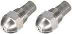 Fine Atomizing Spray Tip 2PCS 304 Stainless Steel Misting Nozzle 1.5mm Orifice 1/4 BSPT Atomizing Spray Tip Silver Garden Misting Nozzle Plant Watering - Image 3