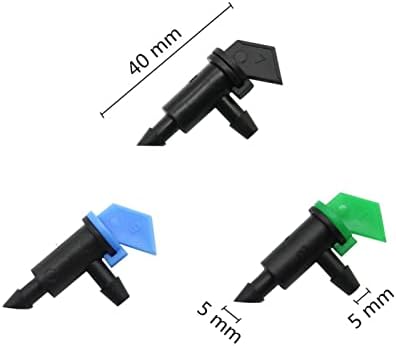 Xiaochen Garden Hose Sprinkler Garden 4L 8L 16L Dripper Agricultural Lawn Drip Irrigation Dripper Nursery Vegetable Watering Tree Water Spike 10 Pieces (Color : Blue) - Image 3