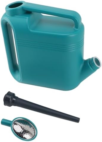 Asixxsix Watering Can, 5L Large Capacity Lightweight Long Spout Plastic Watering Can, Gooseneck with Removable Sprinkler Head for Flowers Vegetables Indoor Outdoor Garden - Image 6