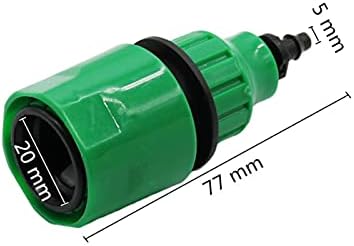 Hose Connector Adapter Y-shaped Garden Irrigation Type Three-way Diverter 3/4" External Thread, 1/2 Inch Hose Connector, With 1 Set Of 4mm / 8mm Hose Connector (Color : Type 1) - Image 5