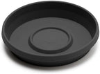 Bloem Terra Plastic Saucer Tray for 8" Terra Planters, Black, 6-Pack - Image 3