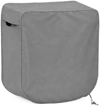 Retractable Hose Reel Cover for Coxreels SH-N-160, 600D Oxford Outdoor Cover, with Side Opening and Drawstring Hem for Wall Mounted Garden Hose Reels,Grey by Unknown