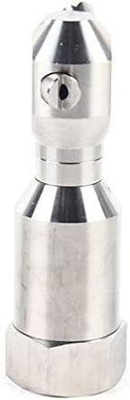 1" Cleaning Nozzle, 360° Rotating Spray Nozzle, 303 Stainless Steel Washing Nozzle, 50L/Min Flow High Pressure Continuous Rotary Washer Nozzle for Barrel Tank Cleaning - Image 6