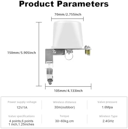 Water Valve Shutoff Ball Valve Timer Garden Smart Faucet Controller - Image 5