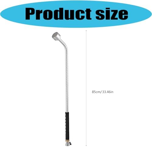 33 Inch Stainless Steel Watering Wand, Long Hose Sprayer Tool - Image 3