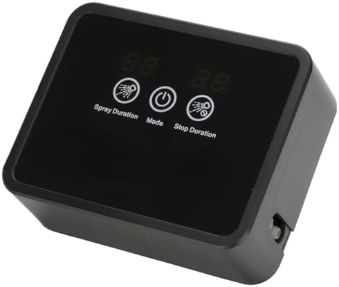 Automatic Plant Waterer Indoor, Digital Programmable Water Timer, Plant Watering System, Smart Intelligent Spray System, Adjustable Spray/Stop Duration, US Plug by Unknown